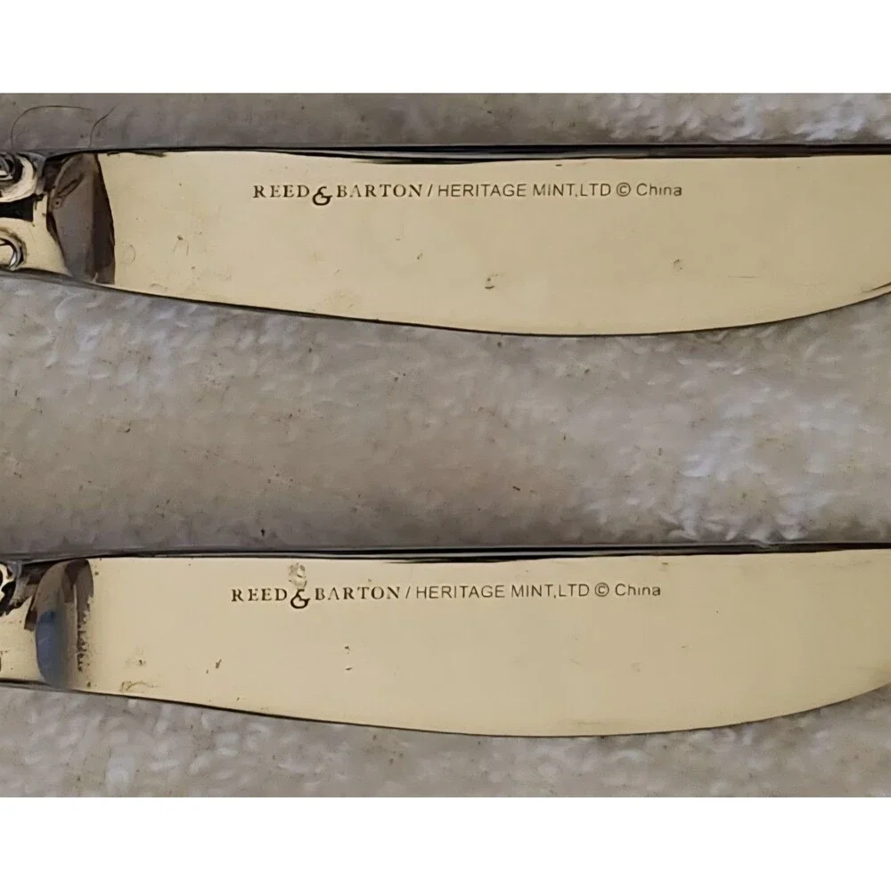 Reed & Barton Marlborough Pattern Stainless Flatware - Two (2) Youth Knives